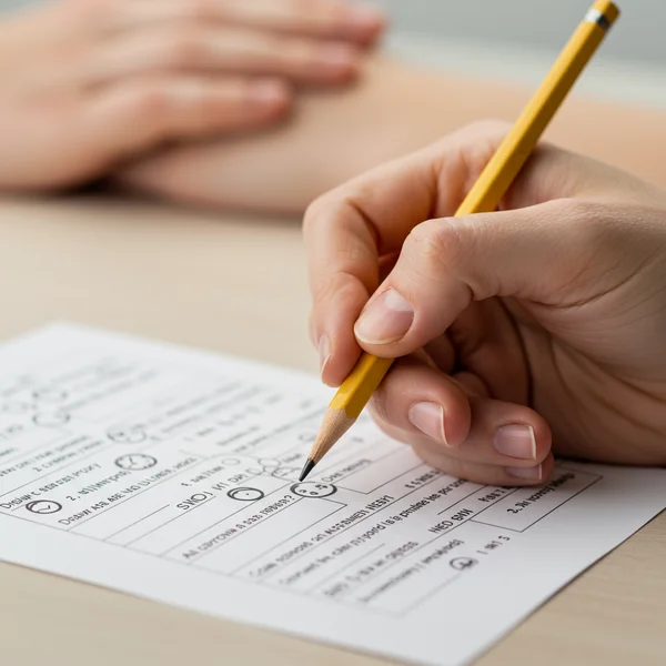 Traditional MoCA or MMSE paper cognitive test