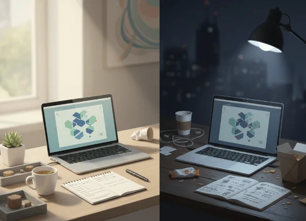 Calm comparison of testing conditions